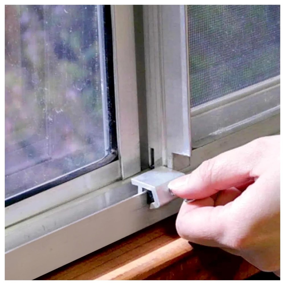 "Nuk3y Sliding Window Security Locks (Aluminum, 12 Pack)"