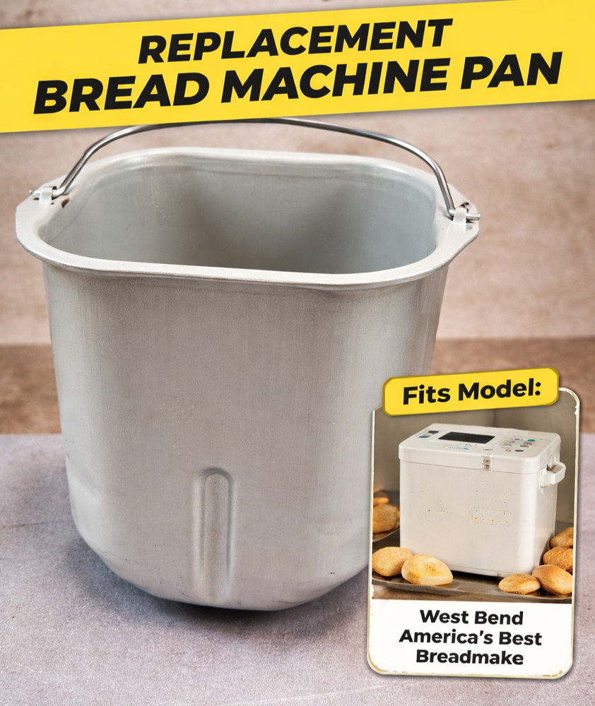 West Bend America’s Best Bread Maker Pan Bucket Paddle Replacement Dough Maker