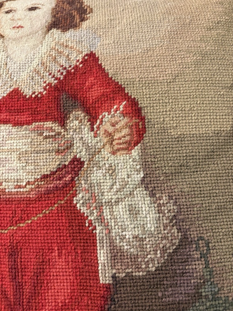 Vintage Bucilla Needlepoint Cushion