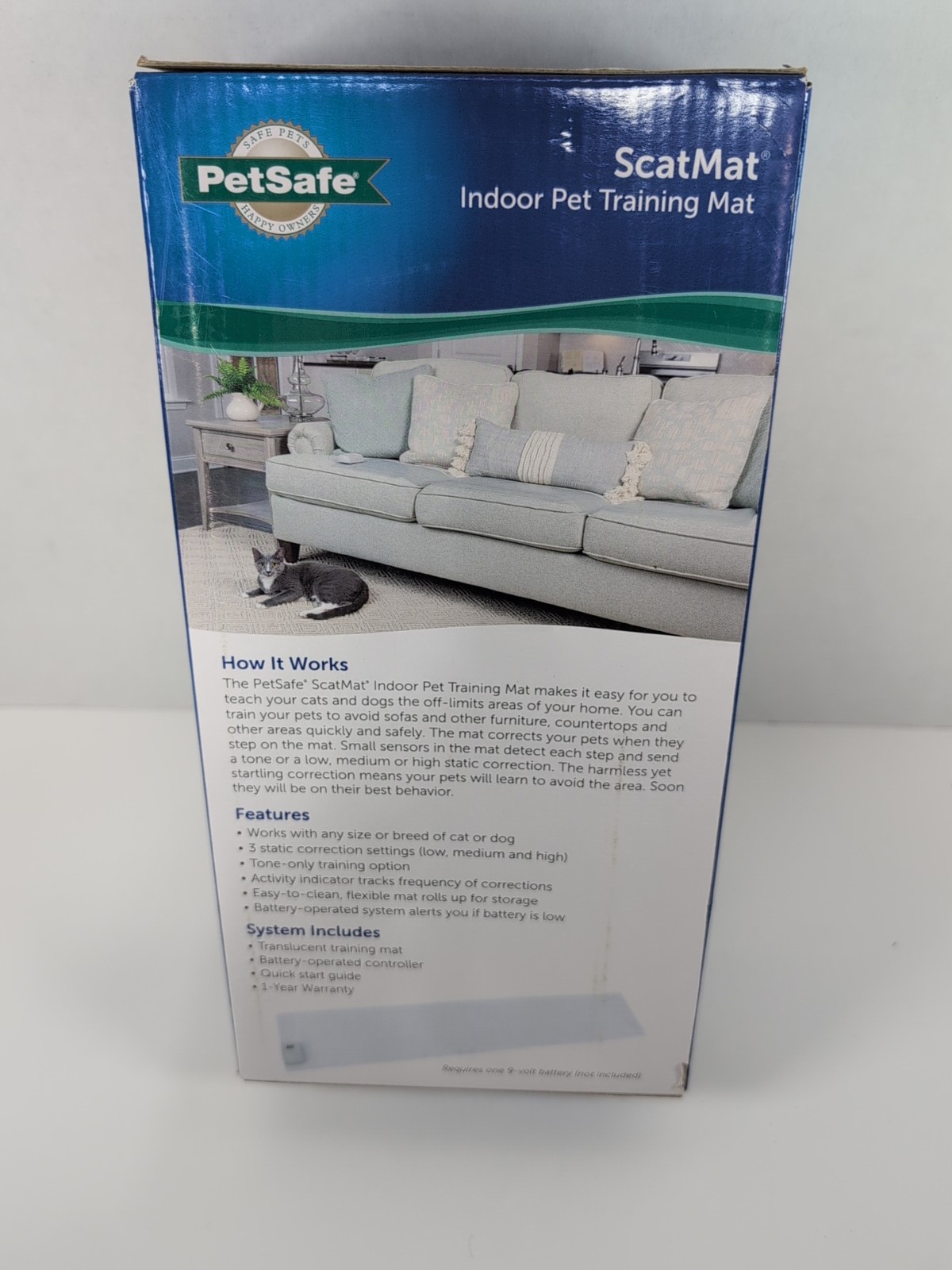 New PetSafe ScatMat Electronic Dog & Cat Indoor Pet Training Mat 60"x12" 60 x 12