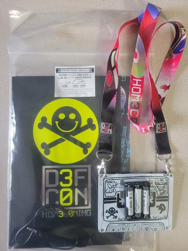 DEFCON 30 (2022) Badge + extras!