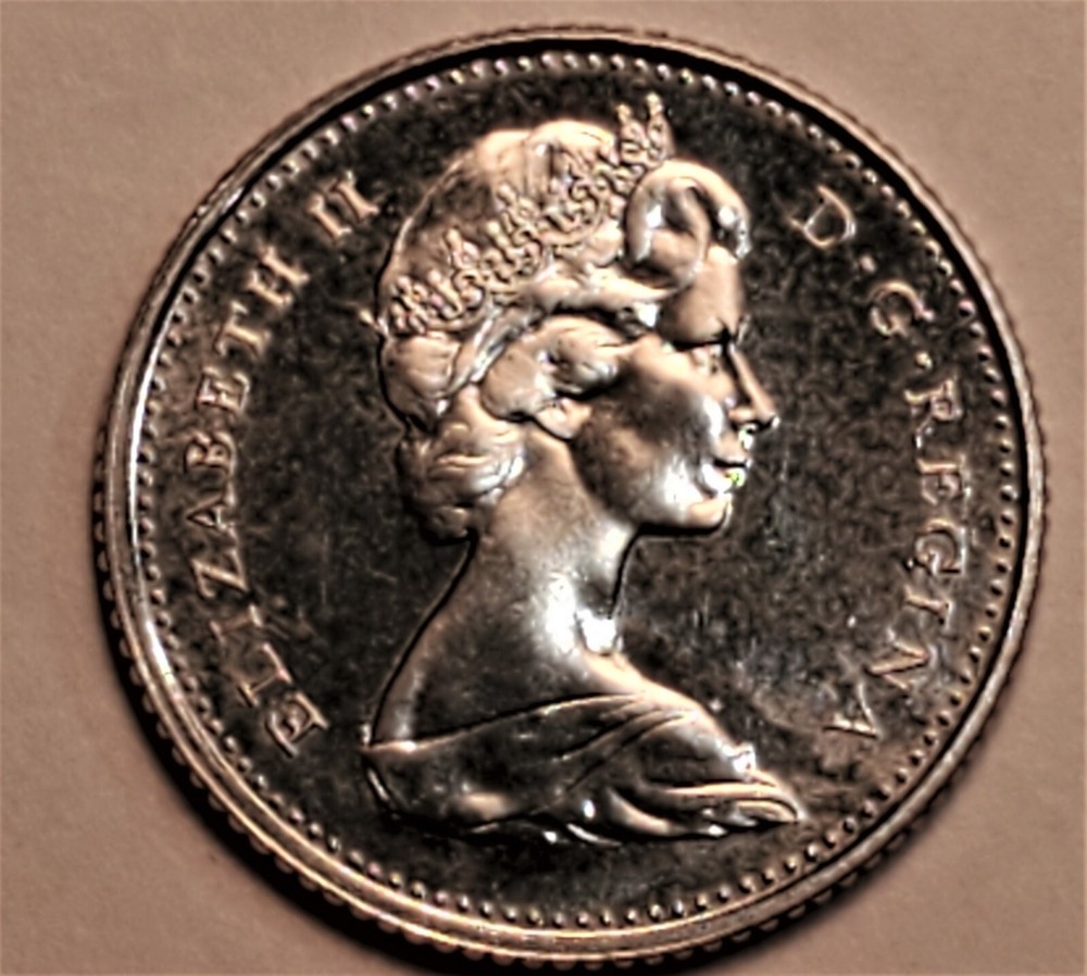 1973 SPECIMEN CANADA 10 Cent Dime Uncirculated Coin SP UNC