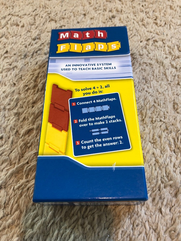 McGraw Hill 100 Piece Math Flaps Teaching Tool Basic Math Skills New