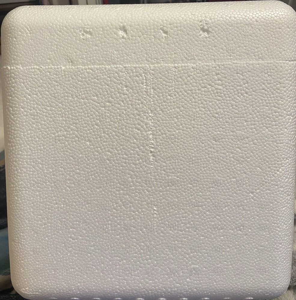2 Styrofoam Box For Cold Things. Dimensions 6x8x8.
