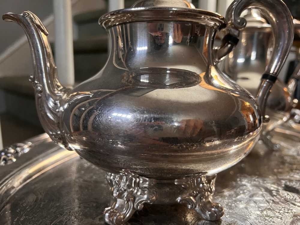 Reed Barton Regency Silver Plate Tea Service Set