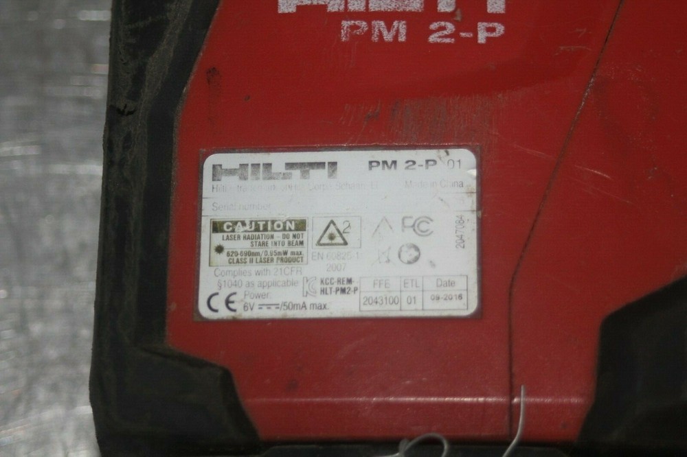 Hilti PM2-P Plumb Laser