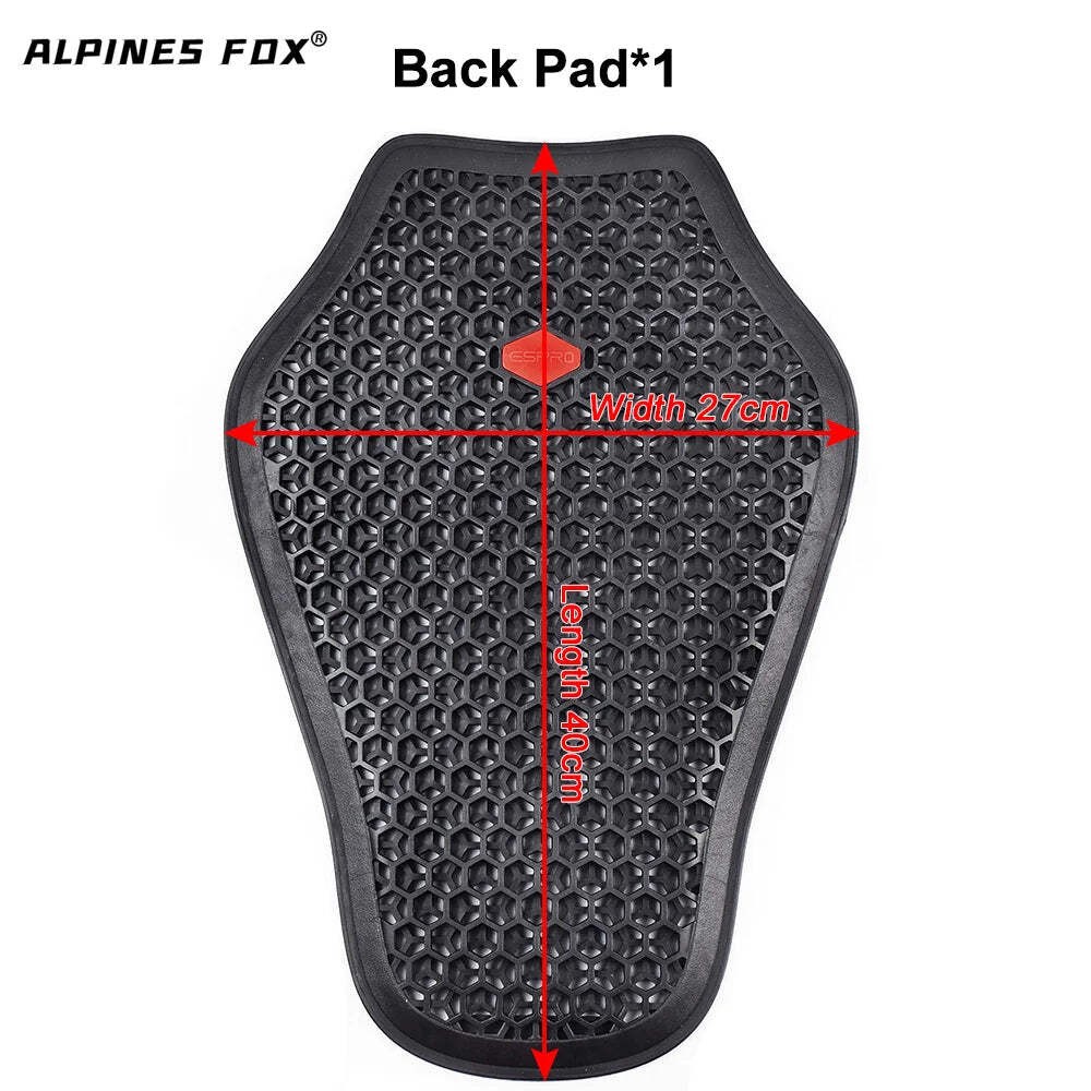 CE Armor Insert Pads for Motorcycle Jacket Shoulder Elbow Back Protection