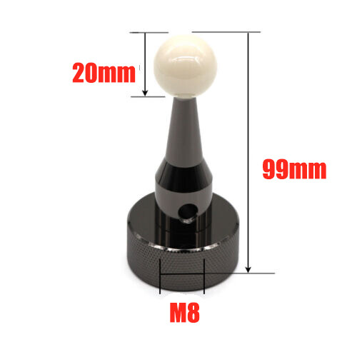 Ceramic Ball Reference Ball Calibration Sphere Precision 20mm Diameter With Base