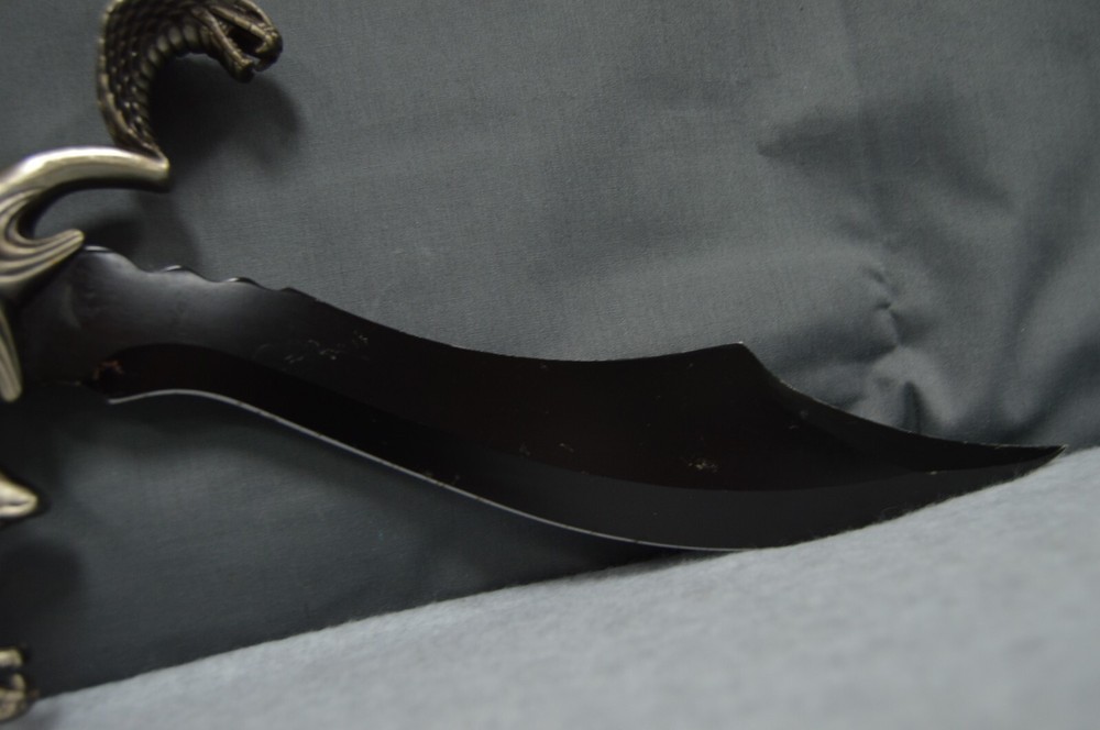 Double Snake Head Scorpion Tail Decorative Dagger