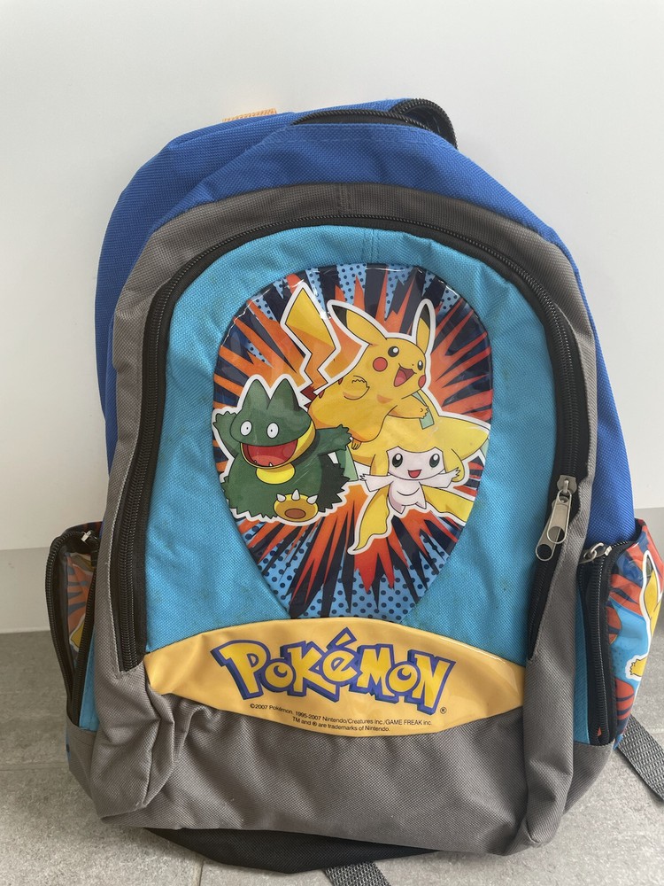 2007 Pokemon Pikachu Kids Backpack