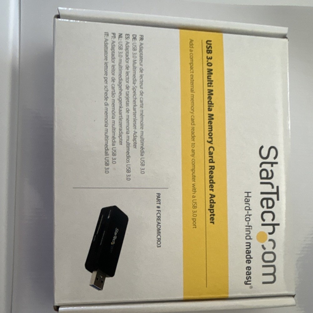 StarTech.com USB 3.0 Card Reader Adapter FCREADMICRO3 Multi Media