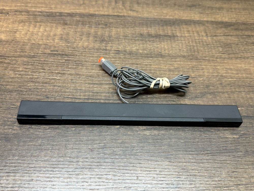 Nintendo RVL014 Sensor Bar - Black - Tested & Working