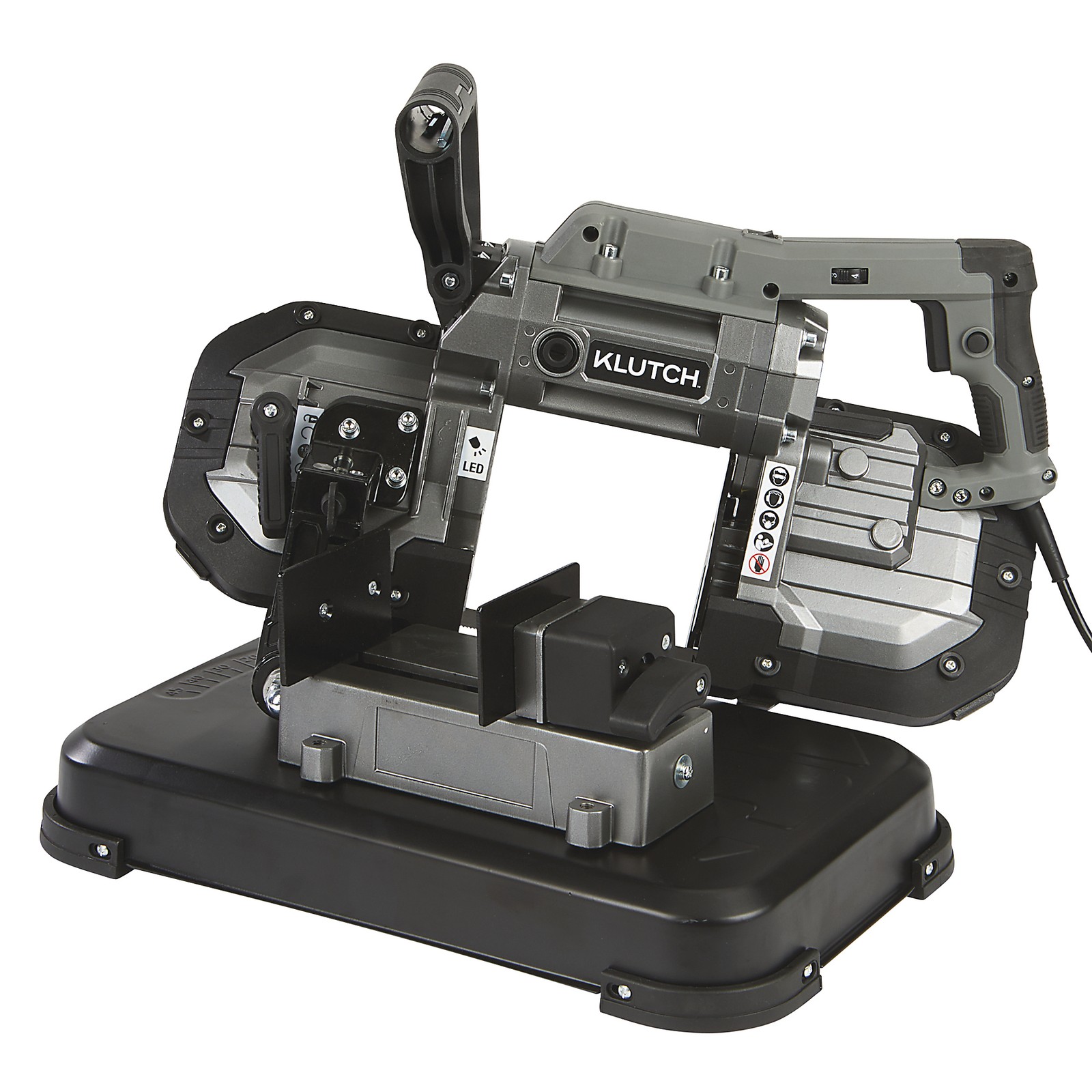 Klutch Electric Portable Benchtop Band Saw, 120 Volts