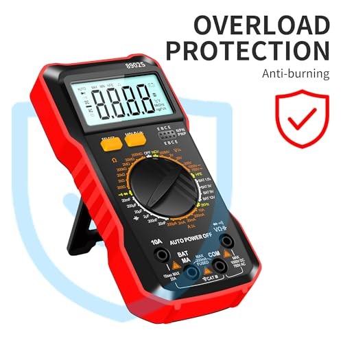 Digital Multimeter Multi Tester 2000 Counts Manual-ranging Measurable DCV ACV