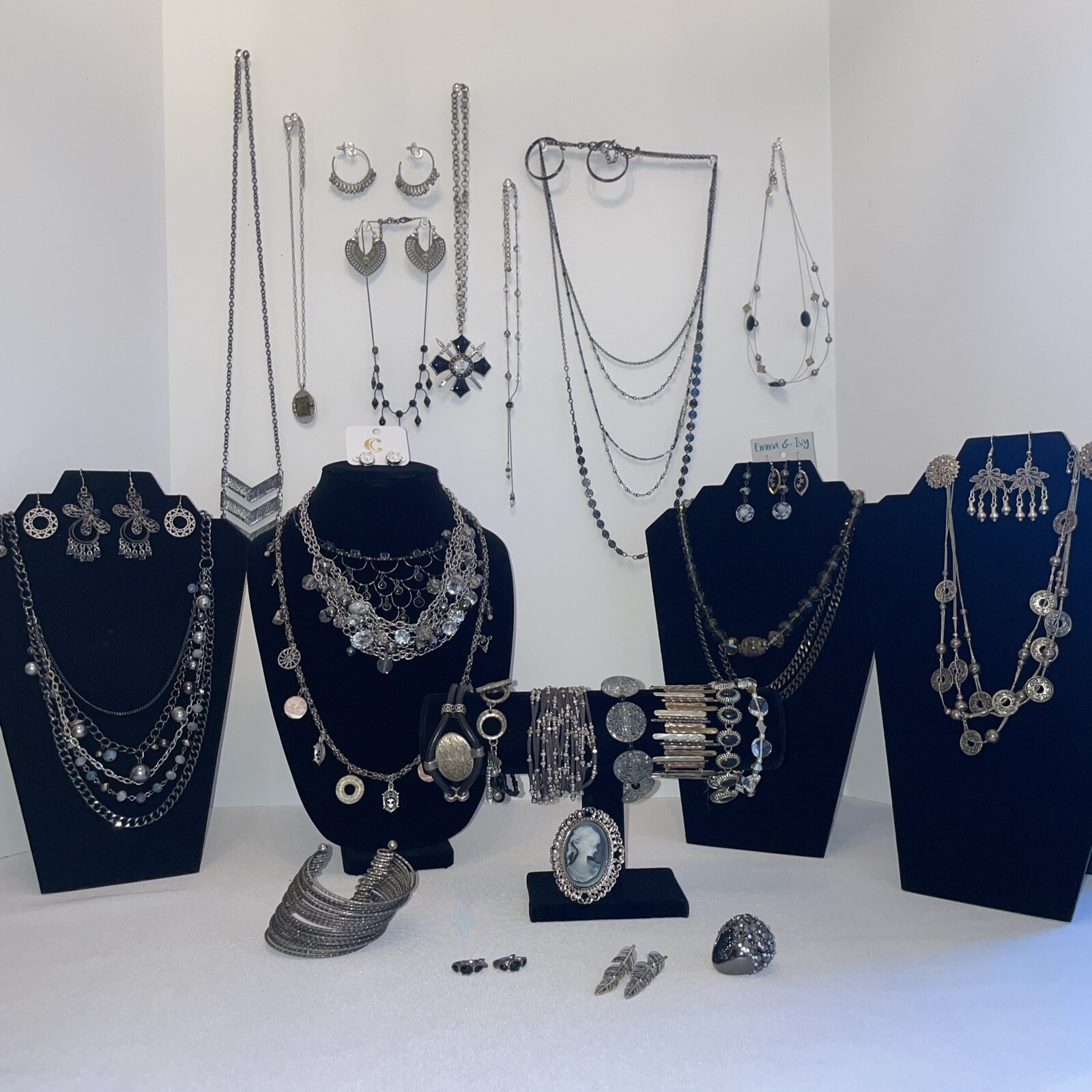 Mystery Vintage- Now 1/2 Pound All Wearable Jewelry Lot Some Signed, A Few 925