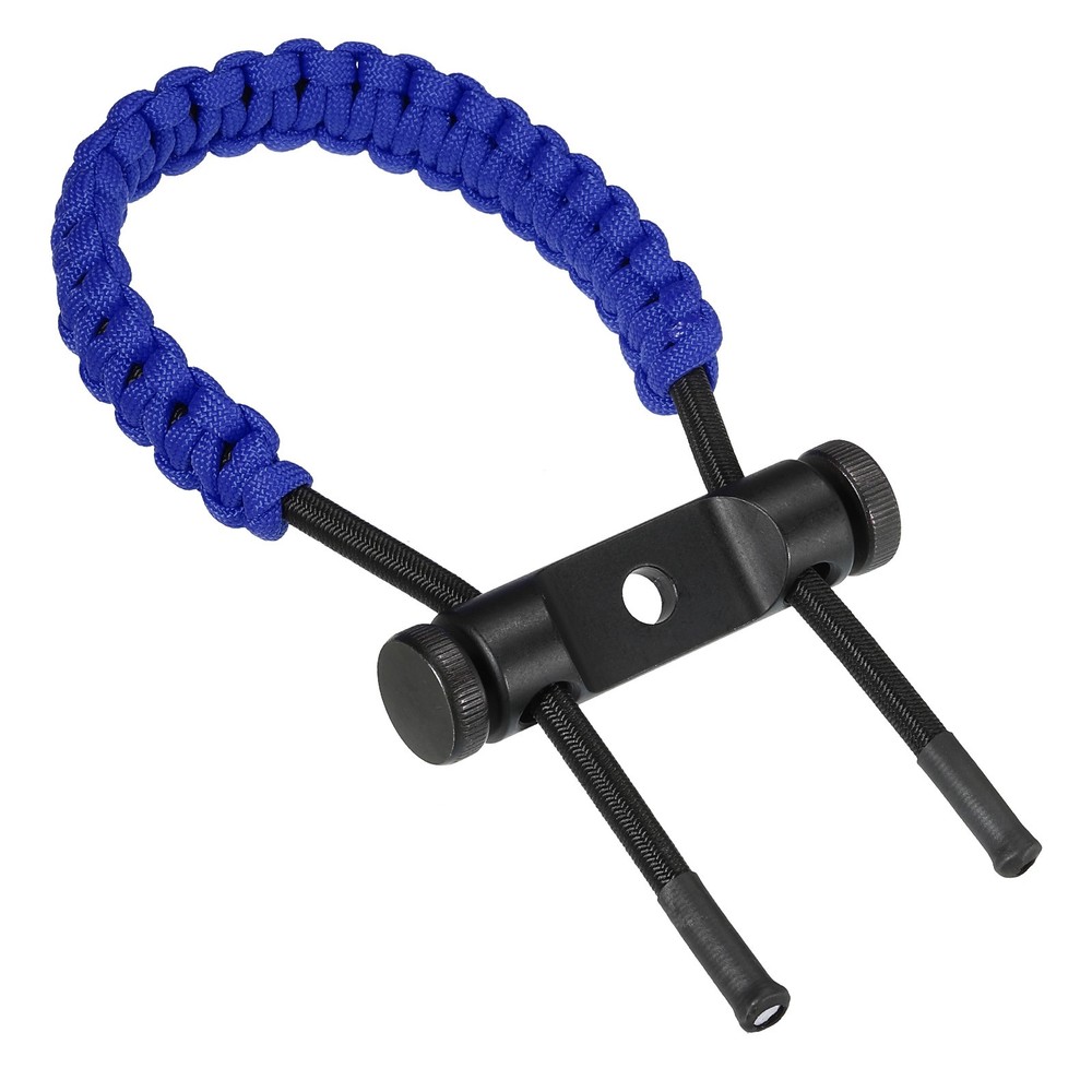 Archery Bow Wrist Sling, Adjustable Compound Braided Wrist Strap, Dark Blue