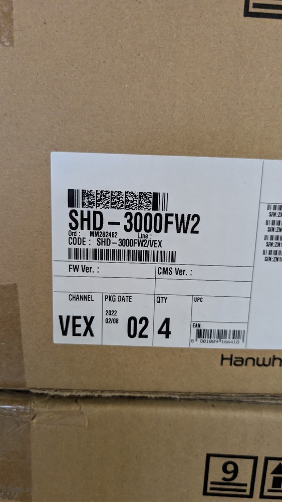 Hanwha Techwin Dome In-ceiling Housing SHD-3000 FW2