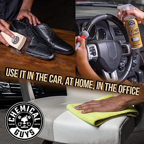 2 Pack 4oz Leather Cleaner and Conditioner Complete Leather Kit