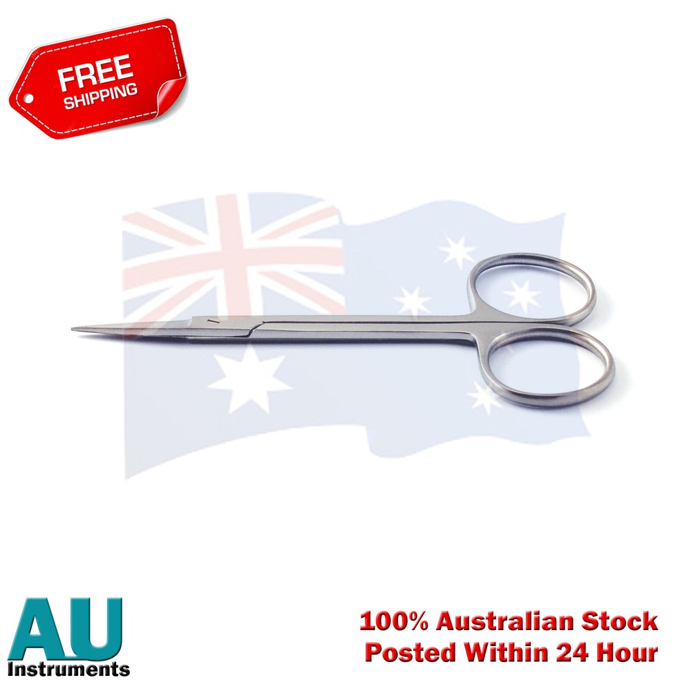 Hemostatic Pean Forceps Locking Pliers & Tissue Suture Iris Gum Scissors
