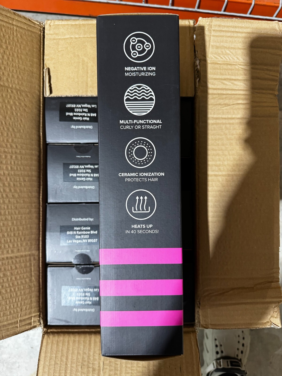 Hair Dryer Brush HairGenie - 4-in-1 Blow Dryer & Volumizing Styler for All Hair