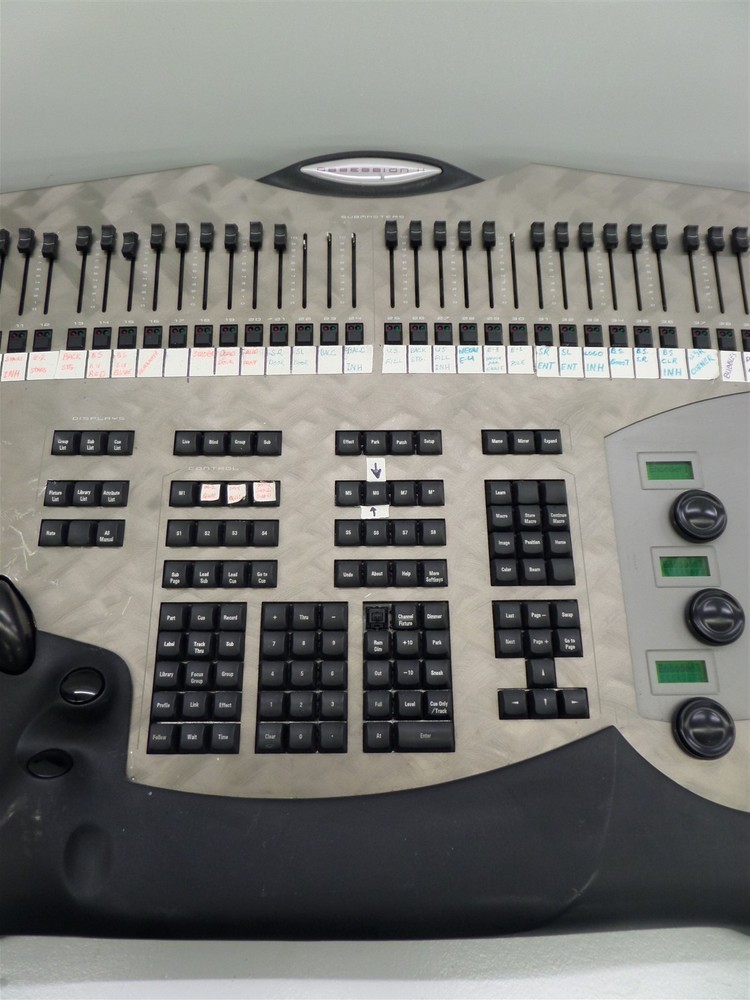 ETC Obsession II Blackout Grandmaster Lighting Console with Processor Units