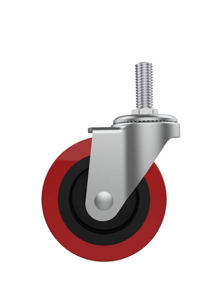 Versatile 6 Pack Creeper Wheels - 2.5'' Heavy-Duty Casters for Multi-Surface