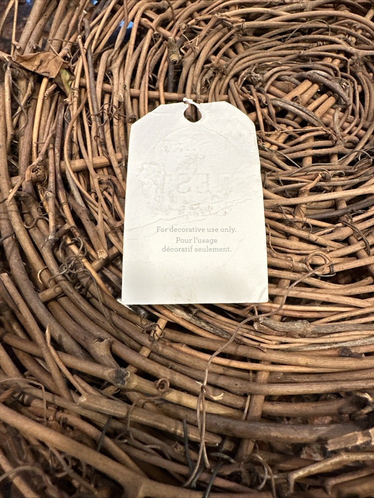 Pottery Barn Grapevine Easter Nest Basket