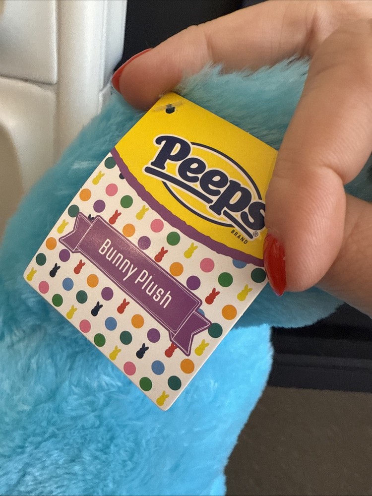 Peeps Bunny Plush Blue 16"