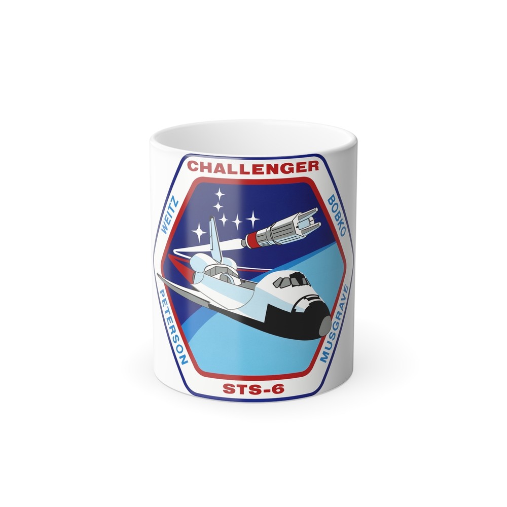 STS 6 Patch NASA - Color Changing Mug 11oz
