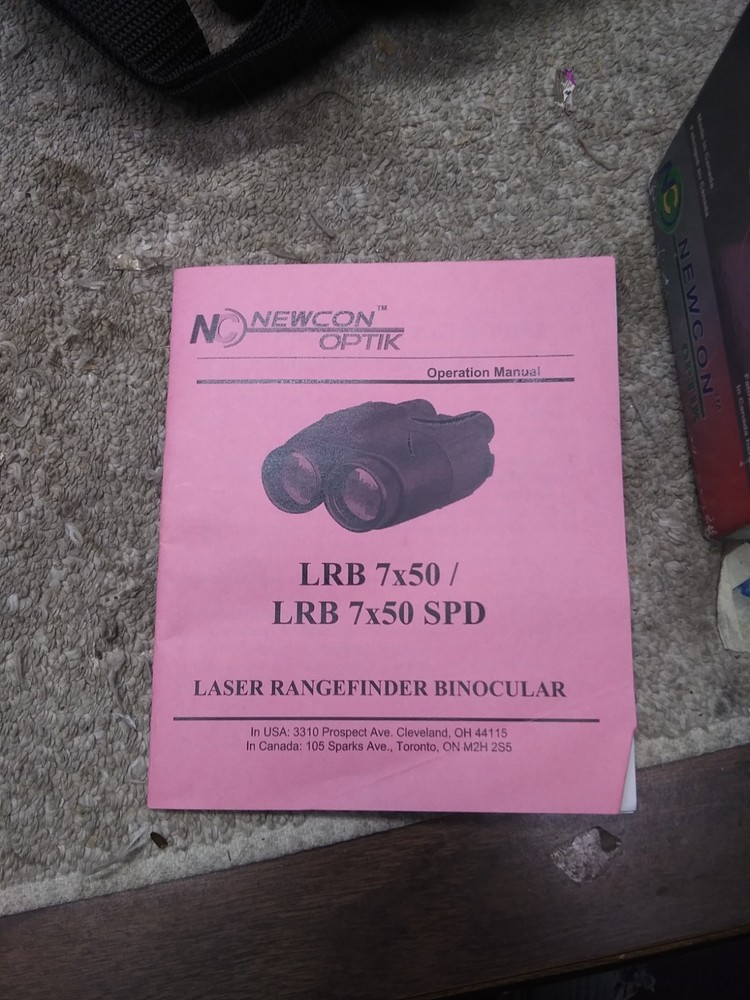 Newcon Optik LRB 7x50 Laser Rangefinder Binoculars