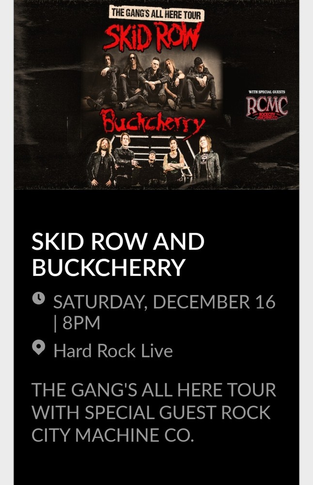 concert tickets