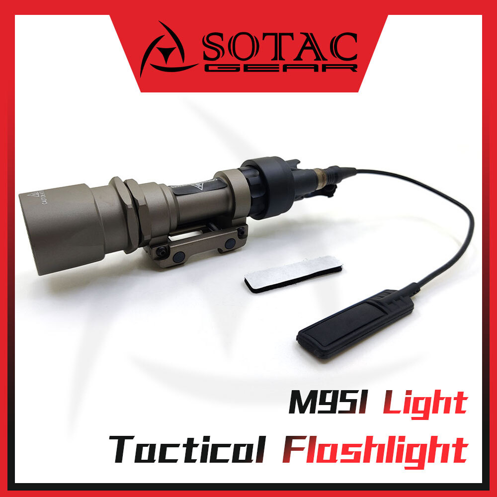 SLTAC GEAR M951 Weapon Light LED Constant & Momentary Tactical Flashlight