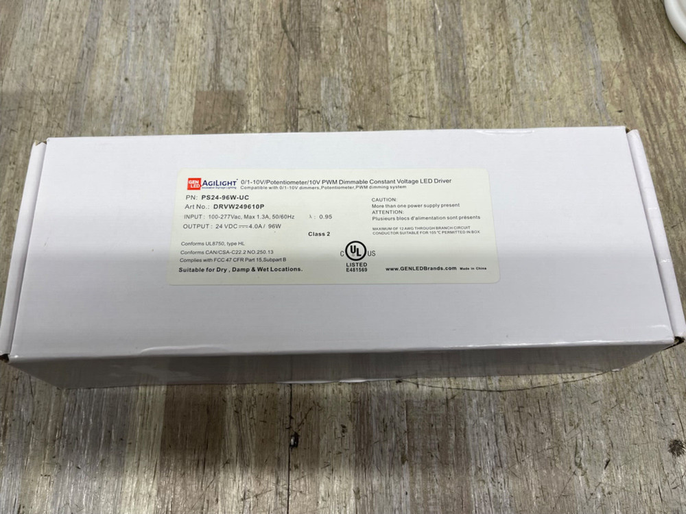 GEN LED PS24-96W-UC Agilight Dimmable Constant Voltage LED Driver