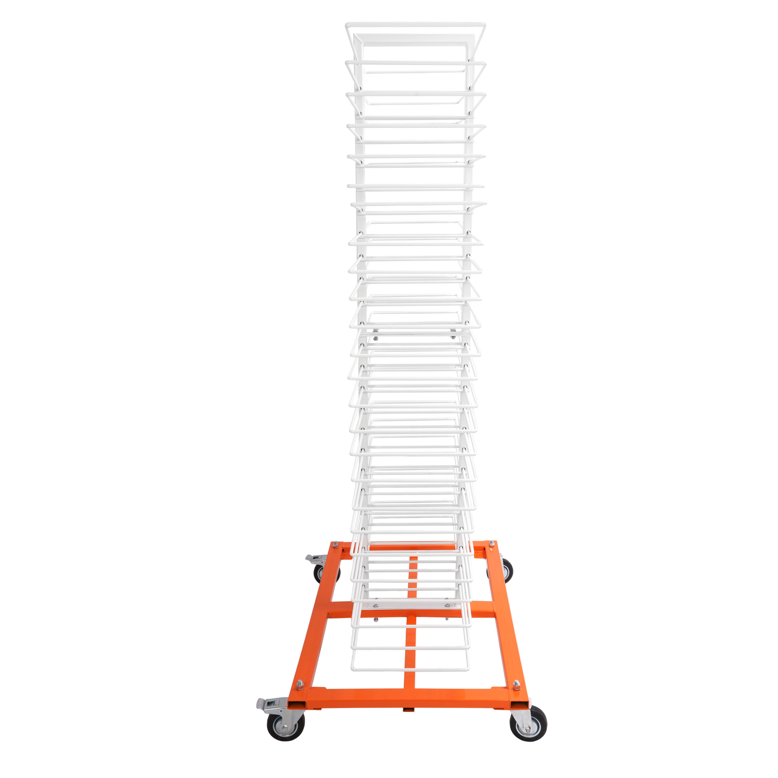 50 shelves Powder Coated Drying Rack 4 Wheels For cabinets/Shelves/Paint Shops