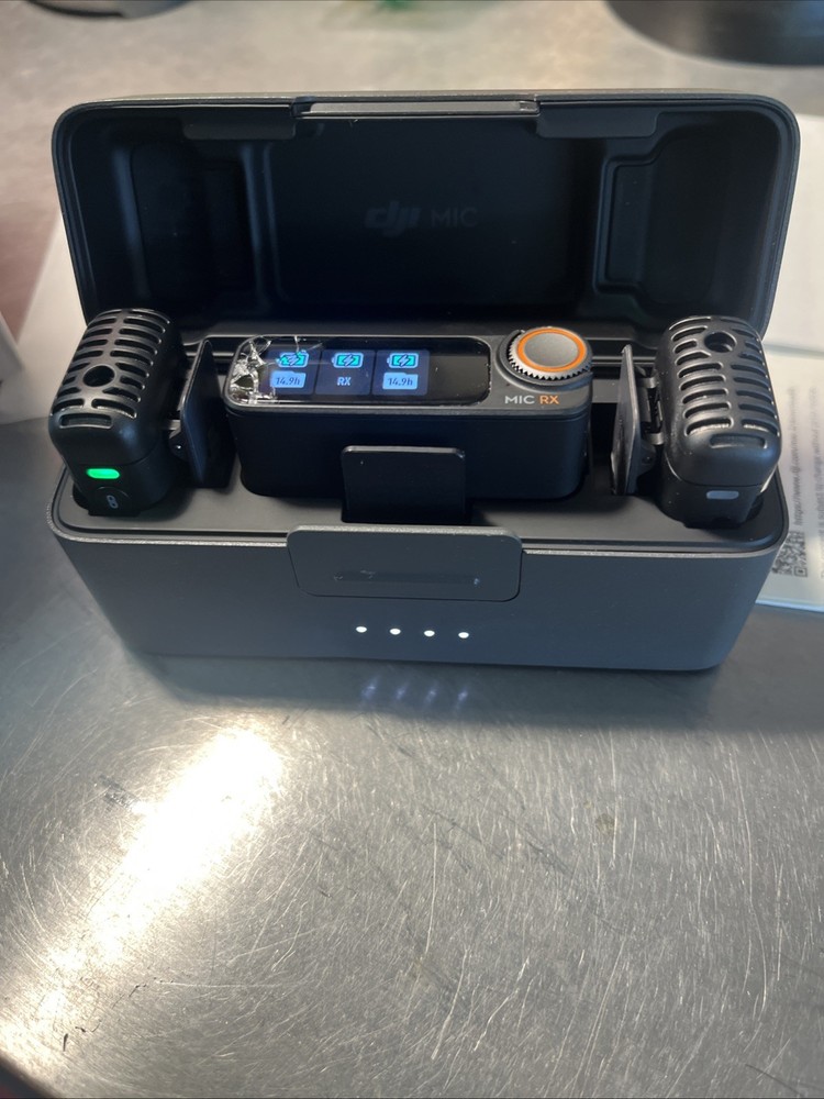DJI Mic 2 (2 TX + 1 RX + Charging Case) Wireless Microphone- Please Read