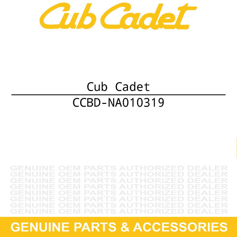 CUB CADET BD-NA010319 Guide Plunger