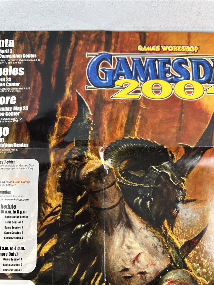 Games Workshop "Gamesday 2004" Promo Poster