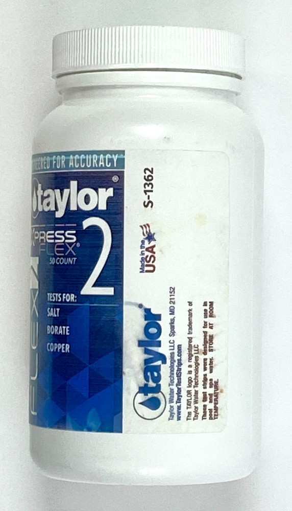 Taylor Flex 2 Test Strips for Xpress Flex System 50 Strips 2 Bottles