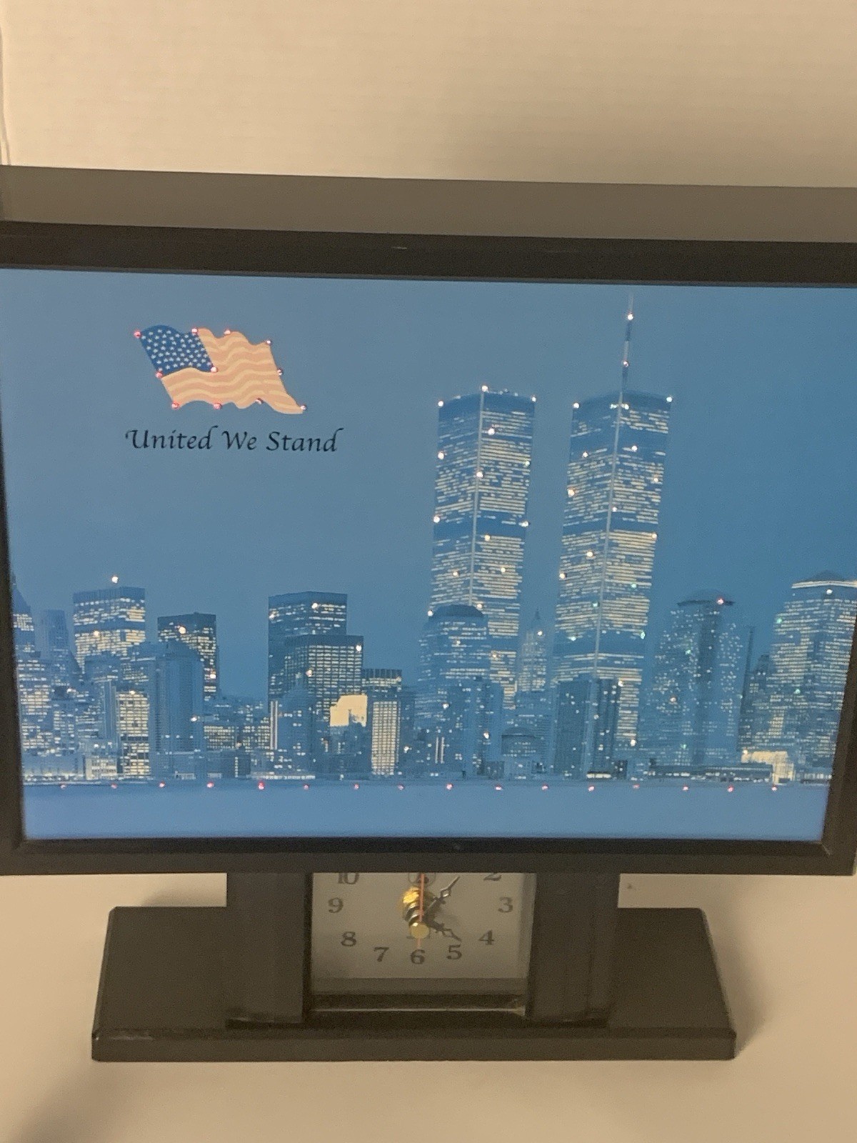 New York Twin Towers Midtown Color Changing Lighted Landscape *READ*