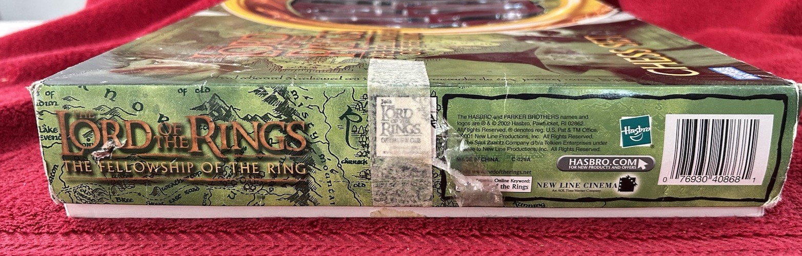 Complete Lord of The Rings Chess Set Game Fellowship Parker Bros LOTR Figures
