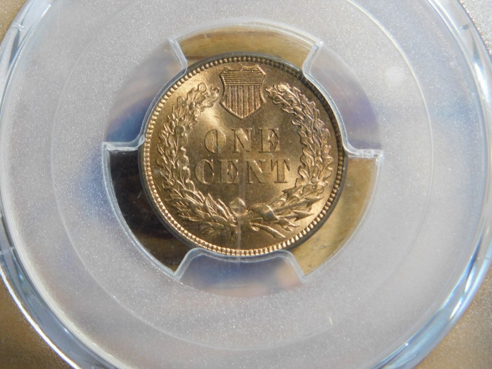 1875 Indian Cent *PCGS MS 65 RB*