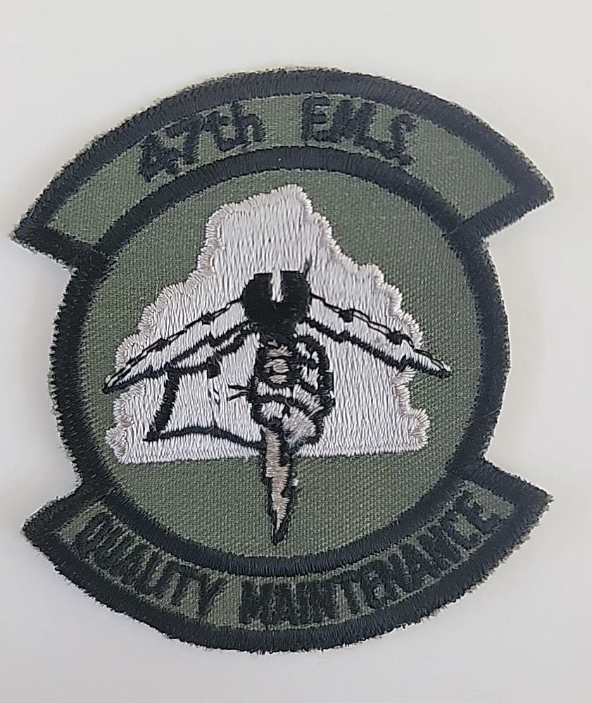 U.S.A.F. 47th E.M.S. SQUADRON  PATCH 268