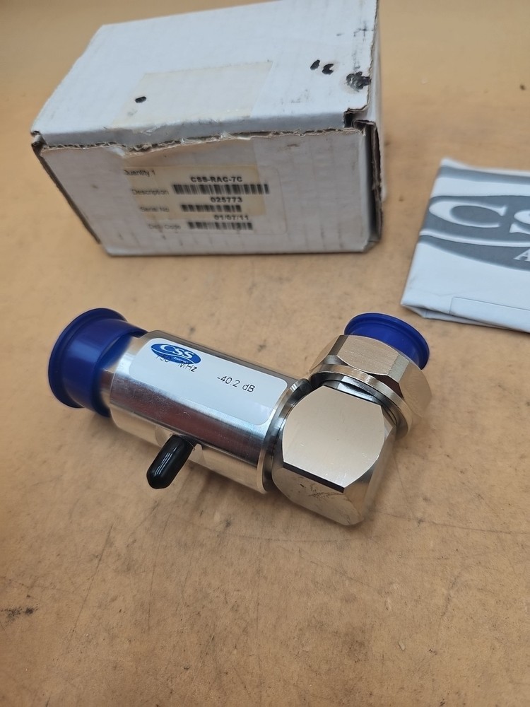 CSS Antenna CSS-RAC-7C 750 MHZ Attenuator. -40.2 dB