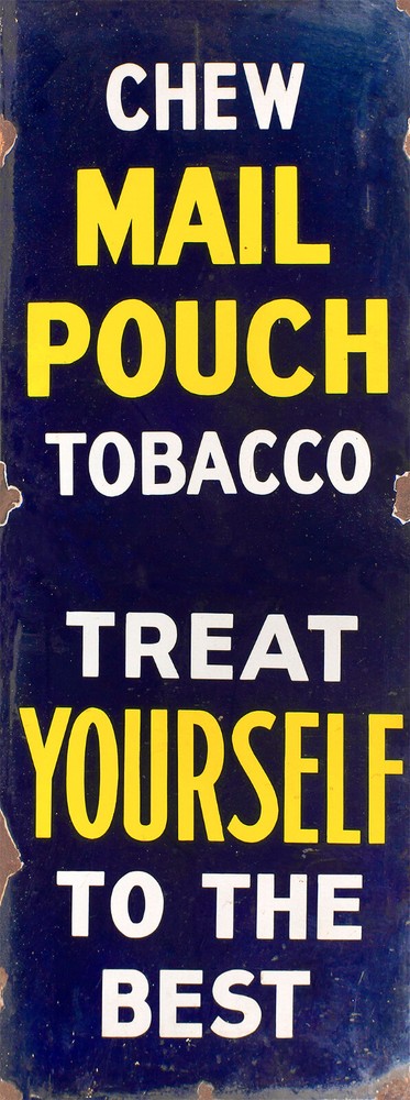 MAIL POUCH TOBACCO ADVERTISING SIGN