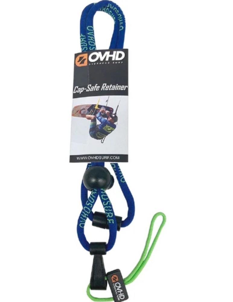 Overhead Surf Hat Leash Cap Safe Hat Retainer Blue