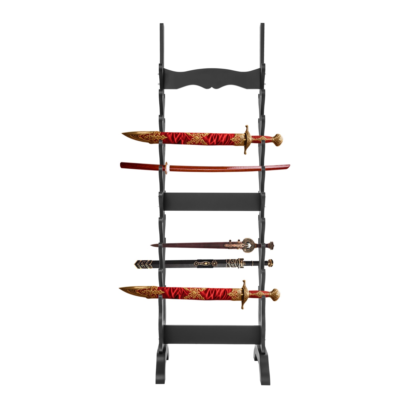 20-tier Sword Display Stand, Vertical Sword Display Stand, Double-sided Sword Ra