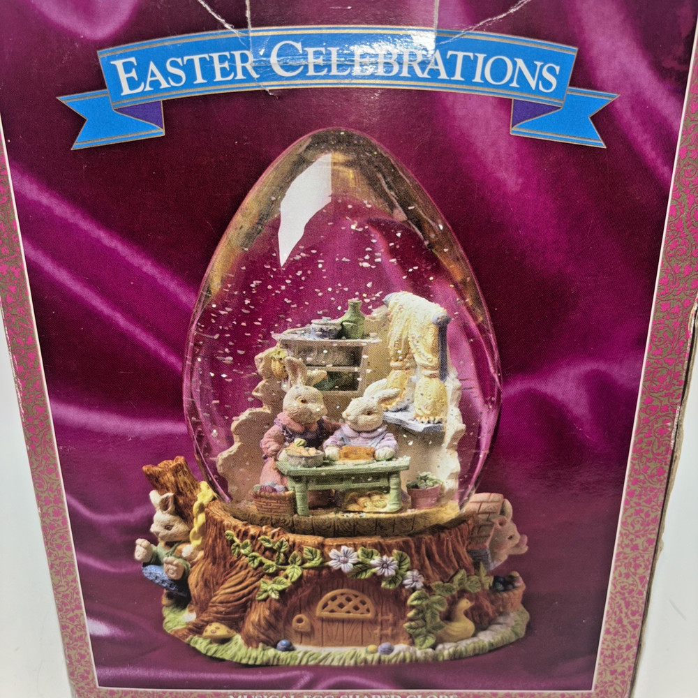 Easter Celebrations Musical Egg Shaped Globe