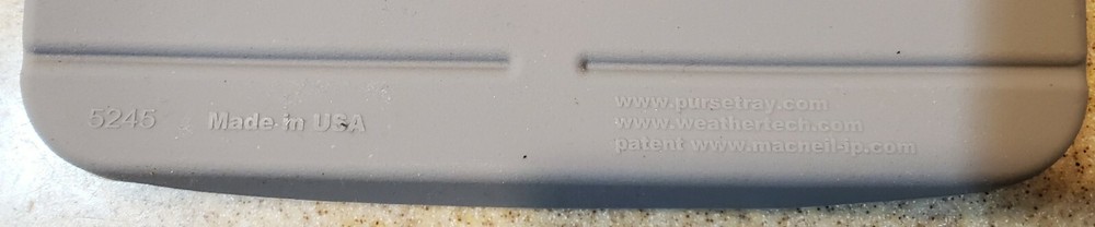 WeatherTech FlexTray Grey 8"x13" New