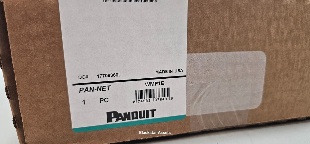 New Panduit Patchlink WMP1E Horizontal Cable Manager 19" Front & Rear 2RU