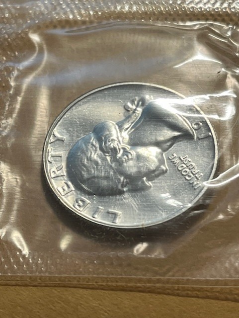 1960 US Mint Silver Proof Set/Opened/OGP #13846